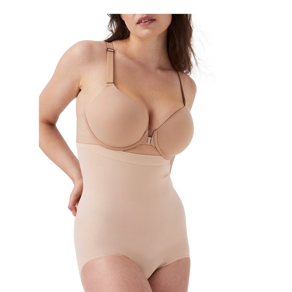 Spanx OnCore High-Waisted Brief Soft Nude Firm Control Shapewear 10399R Small